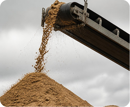 Sand conveyor operation